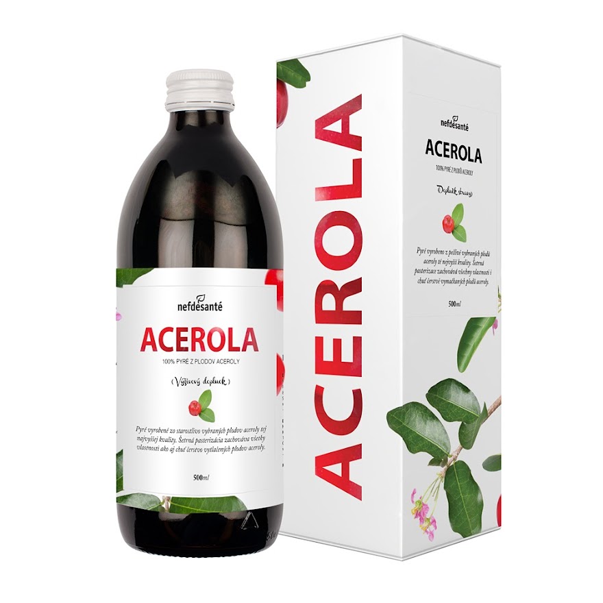 Acerola 10% sleva 500 ml pyré z plodů