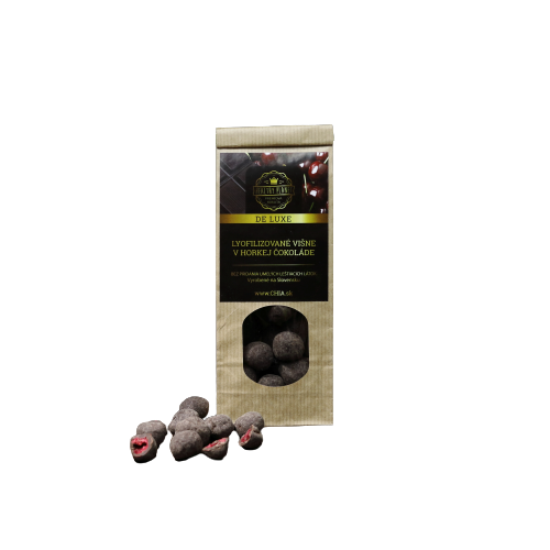 Levně Healthy Planet Mrazem sušené višně v hořké čokoládě 50 g