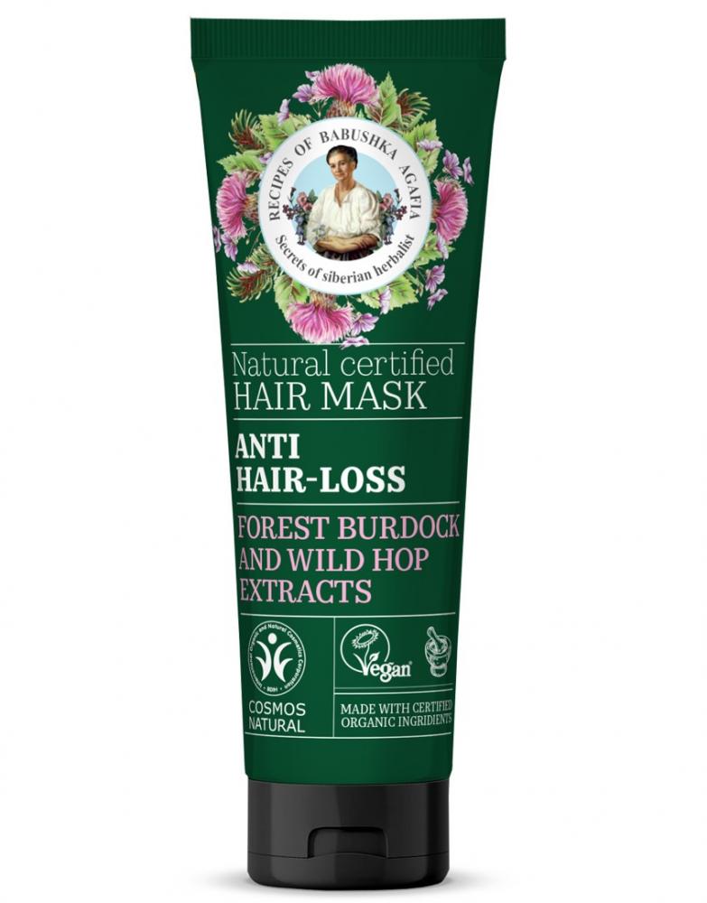 Recipes of Babushka Agafia RBA - Přírodní certifikovaná maska proti vypadávání vlasů 200 ml