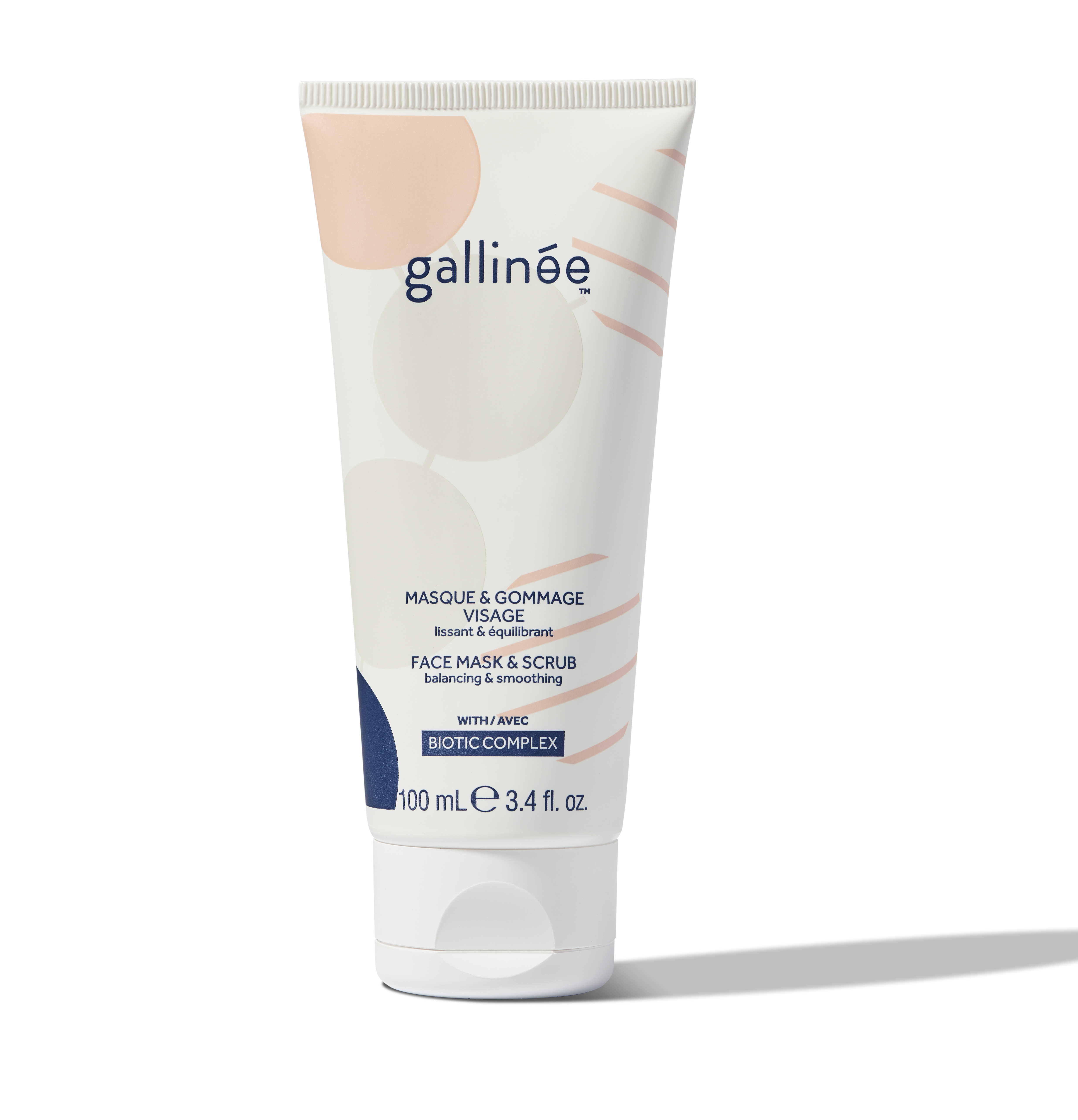 Levně Gallinée Gallinée prebiotická pleťová maska a peeling na obličej 100 ml 100 ml