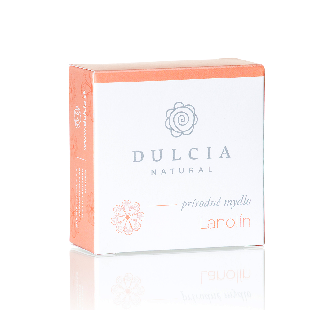 Levně Dulcia natural Přírodní mýdlo - Lanolin 90 g 90 g