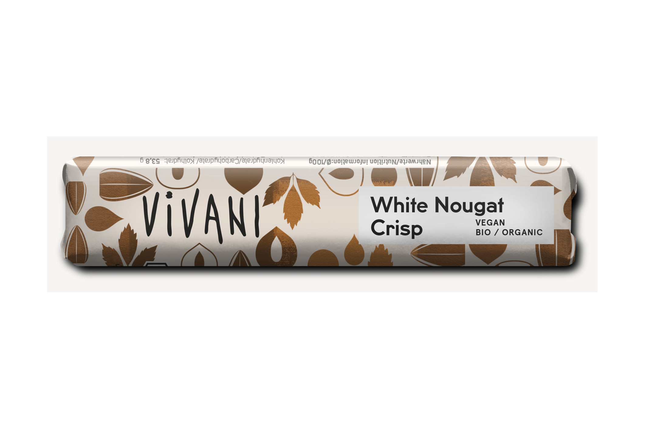 Cokolada Vivani rýžová bílý nugát 35g