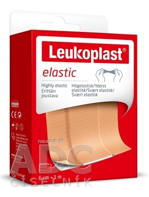 Levně BSN Medical GmbH Leukoplast ELASTIC náplast na rány 6cm x 1m, pás (inov.2020 / 2021) 1x1 ks