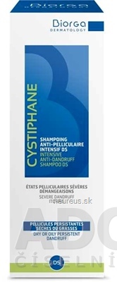 Levně Laboratoires Bailleul S.A. Cystiphane BIORGA DS Intenzivní šampon proti lupům 1x200 ml 200 ml