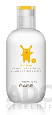 Levně BABÉ LABORATORIOS Babe DÍTĚ Šampon na mléčné strupy (Pediatric Milk crust shampoo, pH5) 1x200 ml 1x200 ml