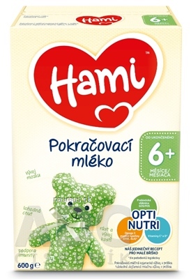 Levně NUTRICIA Zakłady Produkcyjne Sp. z o.o. Hami následné mléko (od ukonč. 6. měsíce) pokračovací kojenecká mléčná výživa v prášku 1x600 g 600g