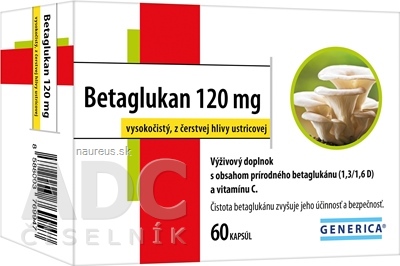 Levně GENERICA spol. s r.o. GENERICA Betaglukan 120 mg cps 1x60 ks