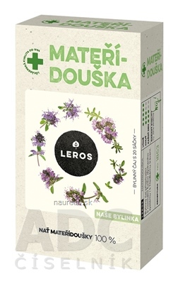 Levně LEROS, s r.o. LEROS Mateřídouška - Nať bylinný čaj, nálevové sáčky (inov.2021) 20x1,5 g (30 g)