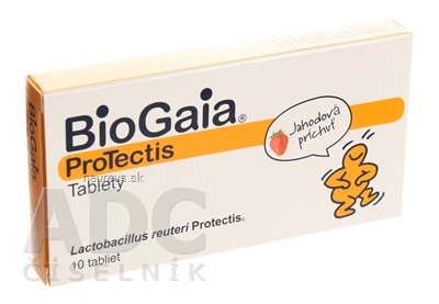 Levně FarmaSierra manufacturing SL BioGaia Protecta žvýkací tablety jahodová příchuť 1x10 ks 10 ks