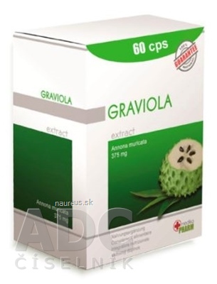 Levně MEDIKAPHARM s.r.o. Graviola Annona muricata - Medika Pharm cps 1x60 ks 60 ks