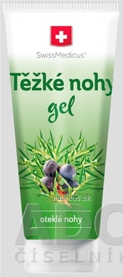Levně Herbamedicus GmbH SwissMedicus Těžké nohy gel 1x200 ml 200ml