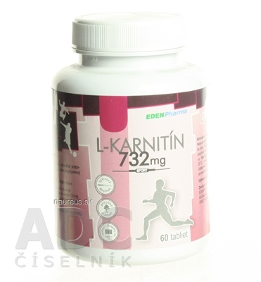 Levně EDENPharma, s.r.o. EDENPharma L-KARNITIN 732 mg tbl 1x60 ks 732mg