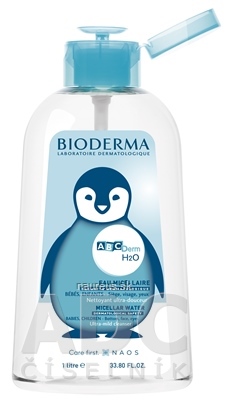 Levně LABORATOIRE BIODERMA BIODERMA ABCDerm H2O reverzní PUMPA micelární čistící voda 1x1 l