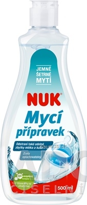 Levně MAPA GmbH NUK Mycí prostředek na láhve a dudlíky speciálně pro čištění a mytí výrobků pro děti (inov.2021) 1x500 ml
