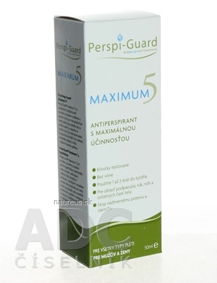 Levně Avanor Healthcare Ltd. Perspi-Guard MAXIMUM 5 antiperspirant 1x50 ml 50 ml