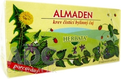 Levně Herbata s.r.o. HERBATA ALMADEN bylinný čaj krev čistící 20x1 g (20 g) 1 g