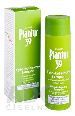Levně Dr. Wolff Plantur 39 Fyto-Kofeinový šampon pro jemné vlasy 1x250 ml 250 ml