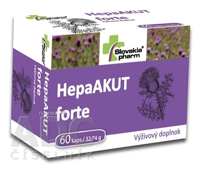 Levně Biomedica, spol. s r.o. Slovakiapharm HepaAKUT forte cps 1x60 ks 60 ks