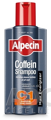 Levně Dr. Wolff ALPECIN Energizer Coffein Shampoo C1 kofeinový šampon proti vypadávání vlasů 1x375 ml