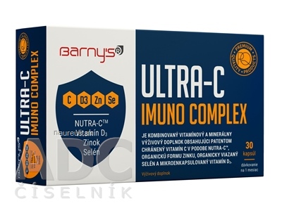 Levně BioPol GN s.r.o. div. Pharma United Ltd. (CAN) Barnys ULTRA-C imunitě COMPLEX cps 1x30 ks 30 ks