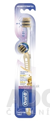 Levně PROCTER & GAMBLE Oral-B Ultrathin GUM CARE GOLD XS zubní kartáček ExtraSoft s menší hlavou, vlákna 0,01mm, 1x1 ks ks
