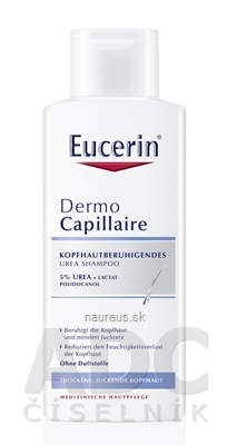 Levně BEIERSDORF AG Eucerin DermoCapillaire 5% Urea šampon pro suchou pokožku 1x250 ml 250 ml
