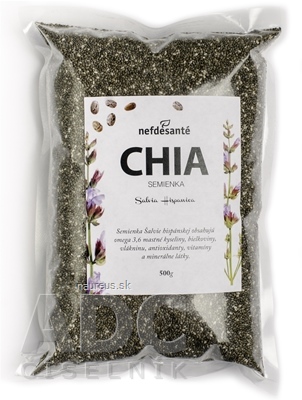 Levně Nefdesante Chia semínka semena Šalvěje (Salvia Hispanica) 1x500 g 500 g