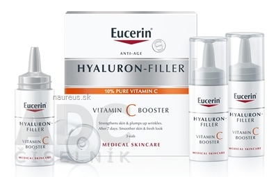Levně BEIERSDORF AG Eucerin HYALURON-FILLER Vitamin C booster 3x8 ml 3 x 7.5 ml