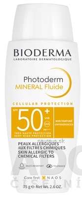 Levně LABORATOIRE BIODERMA BIODERMA Photoderm Mineral Fluid SPF 50+ 1x75 g