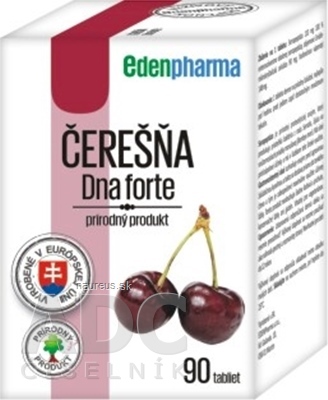 Levně EDENPharma, s.r.o. EDENPharma TŘEŠEŇ DNA forte tbl 1x90 ks 90 ks
