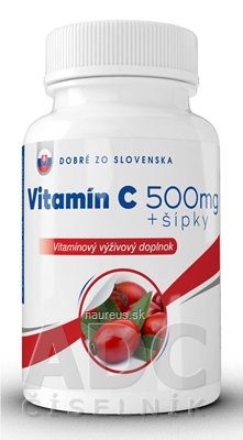 Levně BENEVIT, s.r.o. Dobré z CZ Vitamin C 500 mg + šipky tbl 1x30 ks