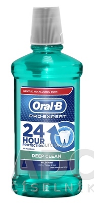 Levně PROCTER & GAMBLE Oral-B Pro-Expert DEEP CLEAN ústní voda, Mild mint, 1x500 ml 500 ml