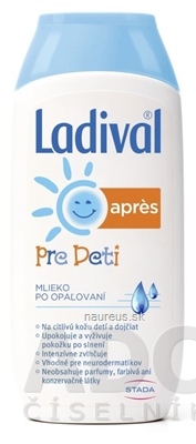 Levně STADA Arzneimittel AG Ladival PRO DĚTI apres mléko po opalování 1x200 ml 200 ml