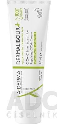 Levně Pierre Fabre Dermo-cosmétique A-DERMA DERMALIBOUR+ Reparační CICA-Krém pro podrážděnou kůži 1x50 ml