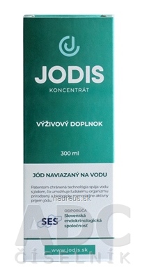 Levně VEDECKO-VÝROBNÁ SPOLOČNOSŤ "JODIS" Jodisol koncentrát 1x300 ml 300ml
