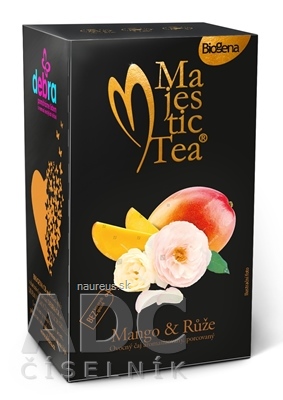 Levně BIOGENA CB spol. s r.o. Biogena Majestic Tea Mango &amp; Růže ovocný čaj 20x2,5 g (50 g)
