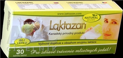 Levně Gelda Scientific LAKTAZAN tablety tbl enzym laktáza s příchutí máty 1x30 ks 30 ks