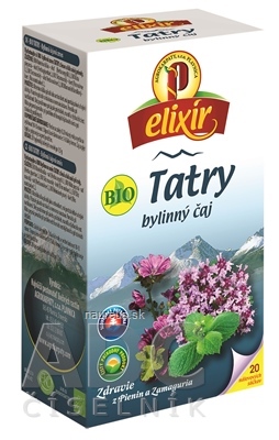 Levně AGROKARPATY, s.r.o. Plavnica AGROKARPATY BIO Tatry bylinný čaj, čistý přírodní produkt 20x1,5 g (30 g) 20 ks