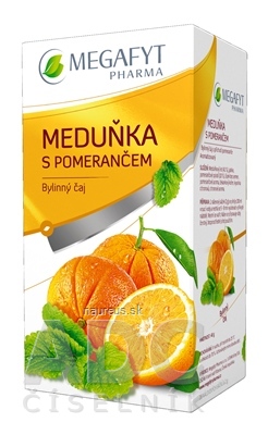 Levně Megafyt Pharma s.r.o. MEGAFYT Meduňka s pomerančem 20x2 g (40 g) 20 x 2 g