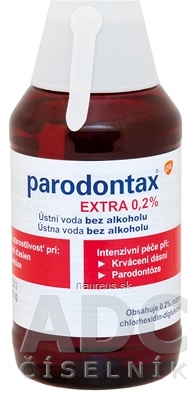Levně GlaxoSmithKline Consumer Healthcare Parodontax Extra 0,2% ústní voda 1x300 ml 300 ml
