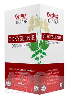Levně HERBEX spol. s r.o. HERBEX Lékárna odkyselení organismu bylinná směs, čaj 20x3 g (60 g)
