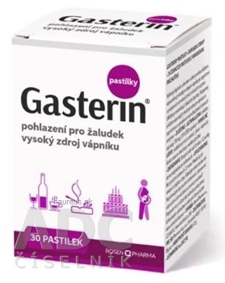 Levně RosenPharma, a.s. GASTERIN pastilky - RosenPharma žvýkací pastilky 1x30 ks