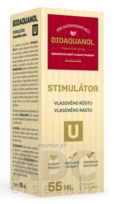 Levně SILVITA s.r.o. BIOAQUANOL U stimulátor vlasového růstu 1x55 ml 55 ml