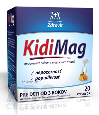 Levně NP PHARMA Sp. z o.o. Zdrovit KidiMag sáčky 1x20 ks 20 ks