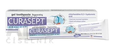 Levně CURASEPT S.p.A. CURASEPT Regenerating gelová zubní pasta 1x75 ml 75ml