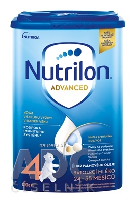 Nutricia Infant Nutrition Ltd. Nutrilon Advanced 4 batolecí mléčná výživa v prášku (24-35 měsíců) 1x800 g 