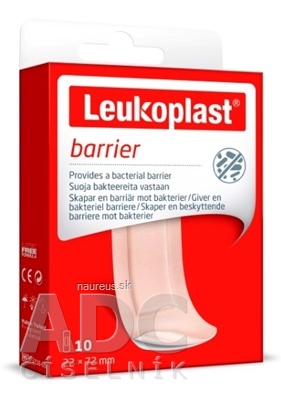 Levně BSN Medical GmbH Leukoplast BARRIER náplast na rány, 22x72 mm, 1x10 ks