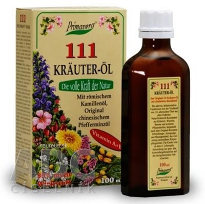 Levně PRIMAVERA MLM. KFT. PRIMAVERA 111 Kräuter-ÖL bylinný olej 1x100 ml 100 ml
