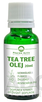 Levně Pharma Activ Czech s.r.o. Pharma Activ TEA TREE OLEJ kapky 1x20 ml 20ml