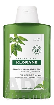 Levně Pierre Fabre Dermo-cosmétique KLORANE Shampooing à l&#39;ortel BIO šampon s bio kopřivou, mastné vlasy 1x400 ml 400ml